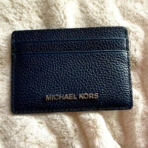 BNWOT Michael Kors Navy Cardholder